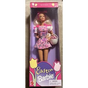 1996 Mattel Inc Easter Barbie Doll In Original Box Unopened